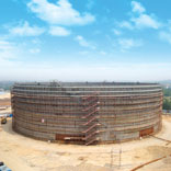 茂名北上嶺原油商業儲備基地兩座12.5萬m3儲罐制作安裝工程 茂名北上嶺原油商業儲備基地兩座12.5萬m3儲罐制作安裝工程